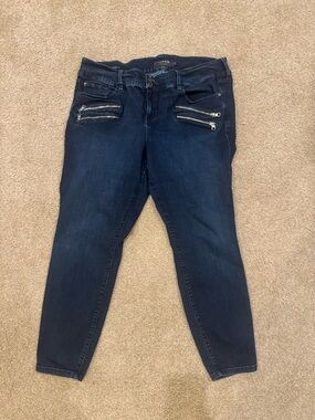Torrid Dark Blue Skinny Jeans